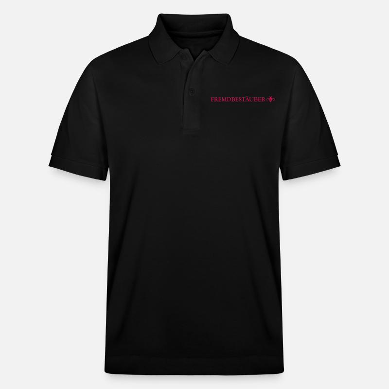 Fremdbestäuber - Stanley/Stella Unisex Bio-Poloshirt PREPSTER - Schwarz