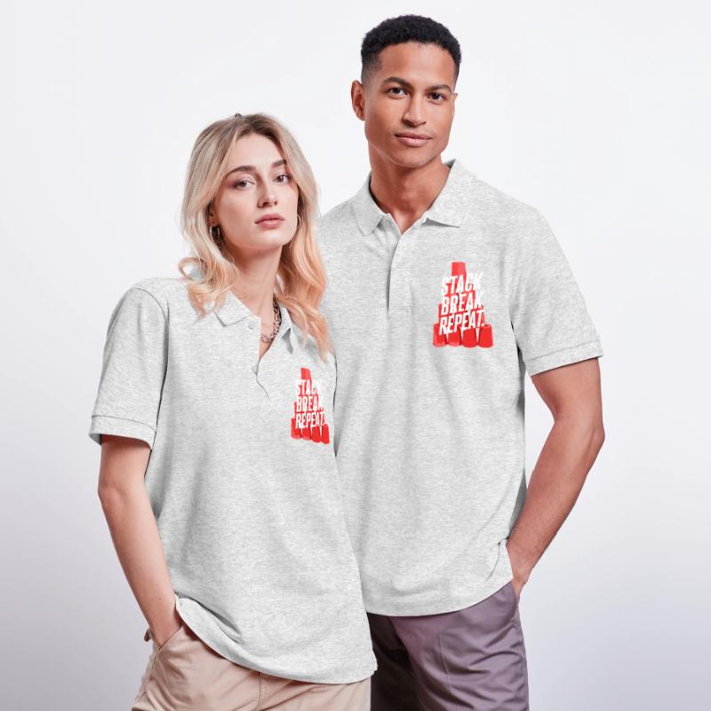 Stack Break Repeat Stacking Cups Speed Stacker Stanley/Stella Unisex Bio-Poloshirt PREPSTER
