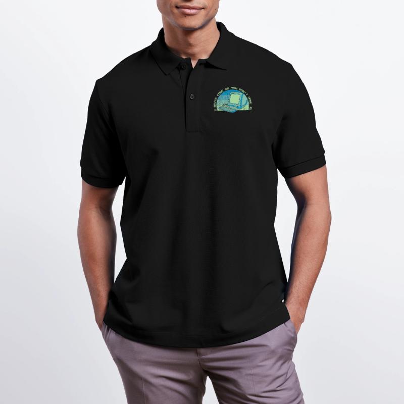 I Write Code So You Don't Have To Developer Stanley/Stella Unisex Organic Polo Shirt PREPSTER