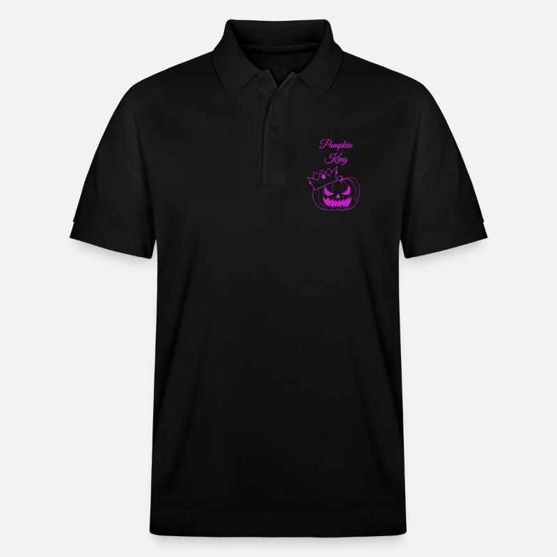 Pumpkin King - Stanley/Stella Unisex Bio-Poloshirt PREPSTER - Schwarz