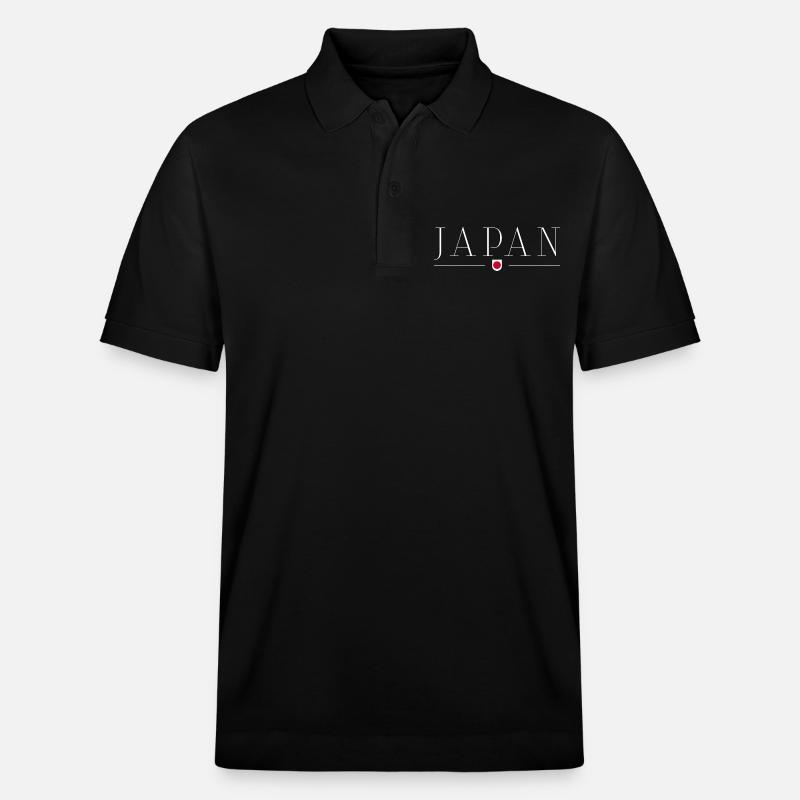 Ich liebe Japan - Stanley/Stella Unisex Bio-Poloshirt PREPSTER - Schwarz
