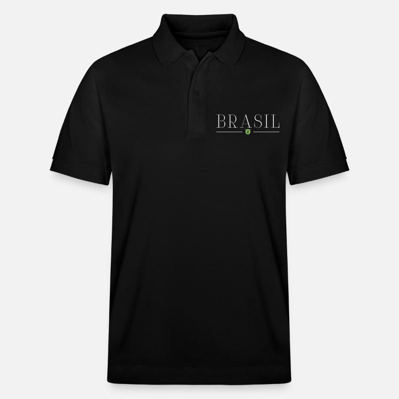 J’adore le Brésil - Polo PREPSTER bio Stanley/Stella Unisexe - noir