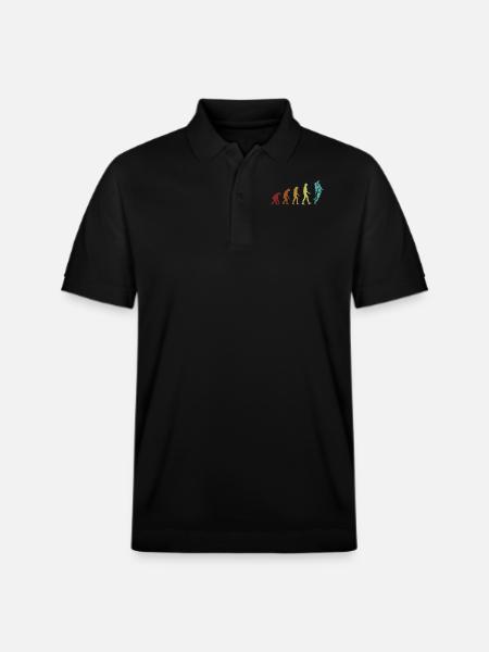 Astronaut Evolution Cosmonaut Spacecraft - Stanley/Stella Unisex Organic Polo Shirt PREPSTER - black