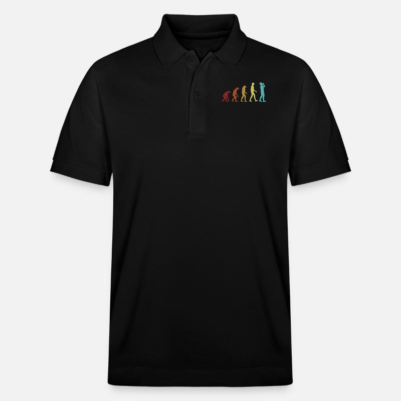 Harmonica Evolution Harmonicist Mouth Harp - Stanley/Stella Unisex Organic Polo Shirt PREPSTER - black