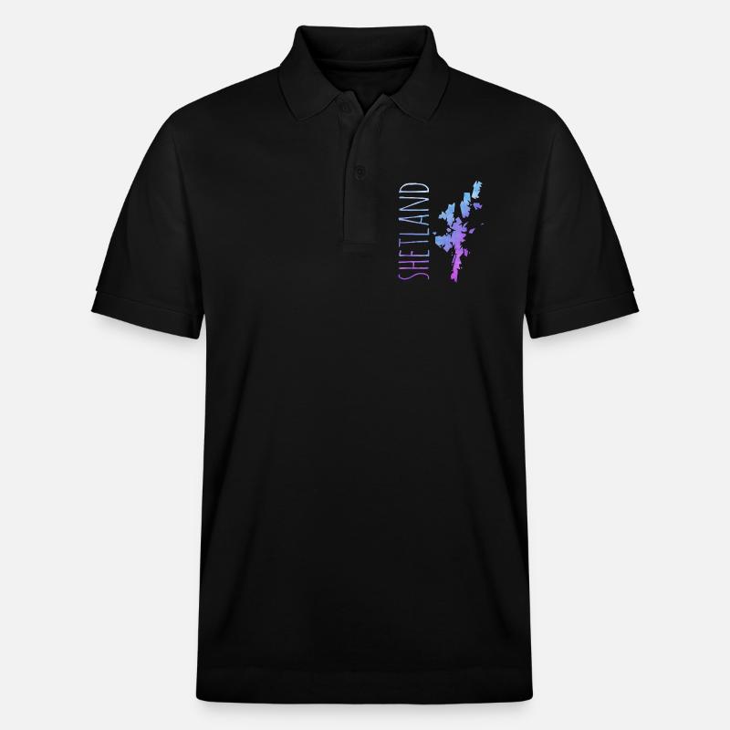 Shetland Islands - Stanley/Stella Unisex Bio-Poloshirt PREPSTER - Schwarz