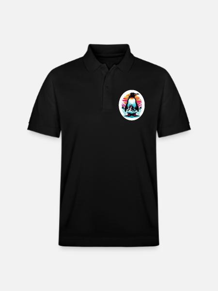 Penguin - Stanley/Stella Unisex Organic Polo Shirt PREPSTER - black