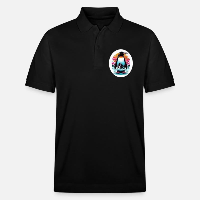 Pinguin - Stanley/Stella Unisex Bio-Poloshirt PREPSTER - Schwarz