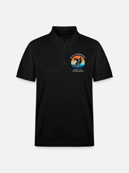 Halloween Gender Reveal - Stanley/Stella Unisex Organic Polo Shirt PREPSTER - black