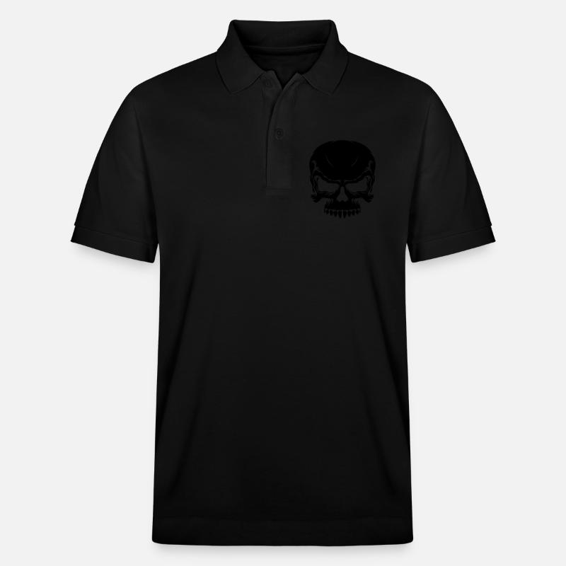 blutfleck - blood - blut - Stanley/Stella Unisex Bio-Poloshirt PREPSTER - Schwarz