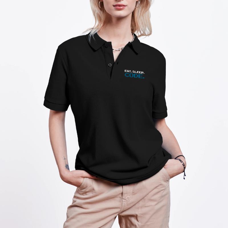 Programming code computer science Stanley/Stella Unisex Organic Polo Shirt PREPSTER