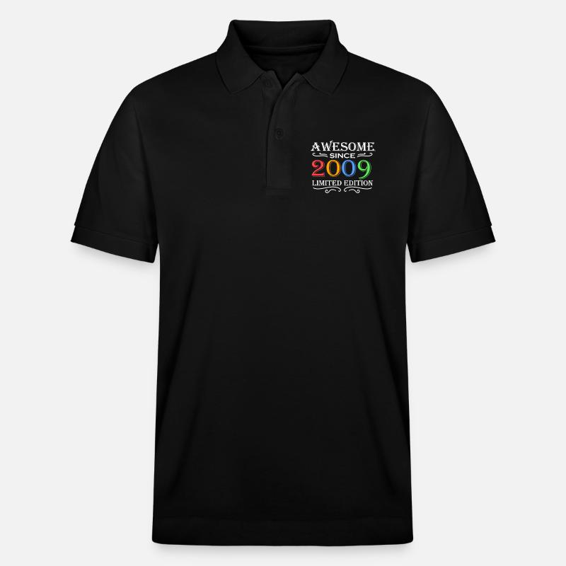 2009 - Stanley/Stella Unisex Bio-Poloshirt PREPSTER - Schwarz