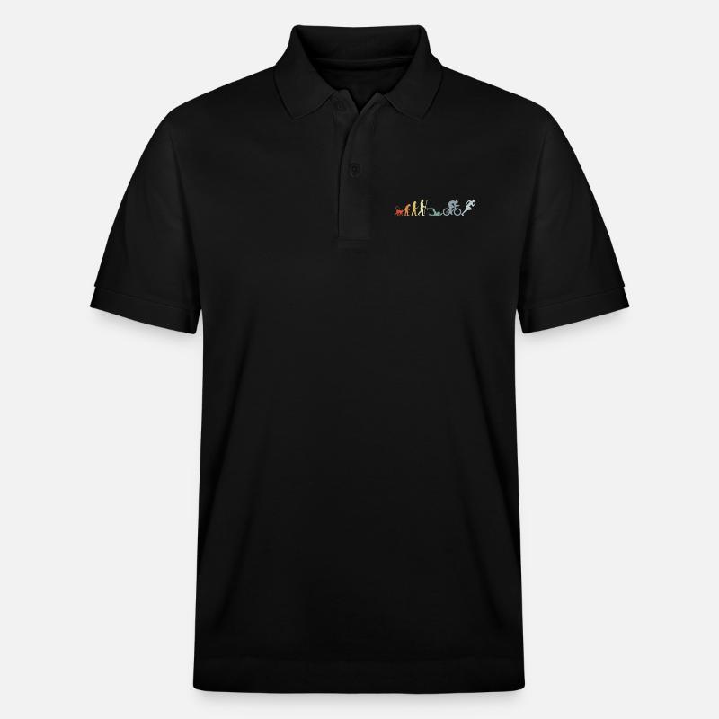 Évolution du triathlon - Polo PREPSTER bio Stanley/Stella Unisexe - noir