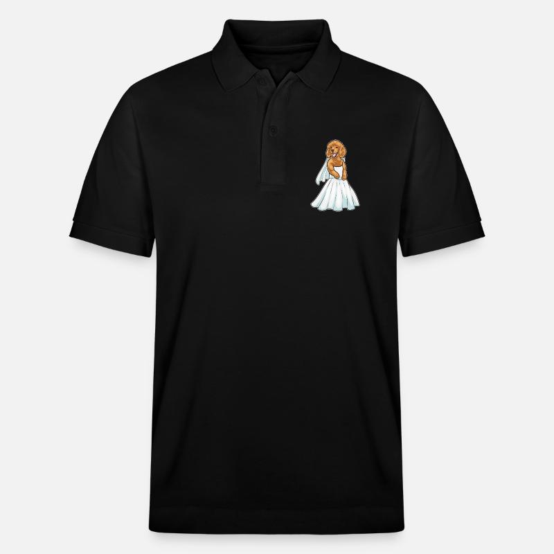 Robe de mariée caniche - Polo PREPSTER bio Stanley/Stella Unisexe - noir
