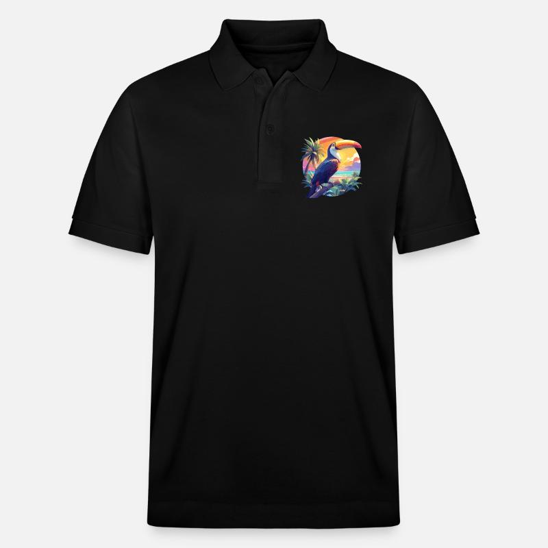 Toucans Toucan - Polo PREPSTER bio Stanley/Stella Unisexe - noir