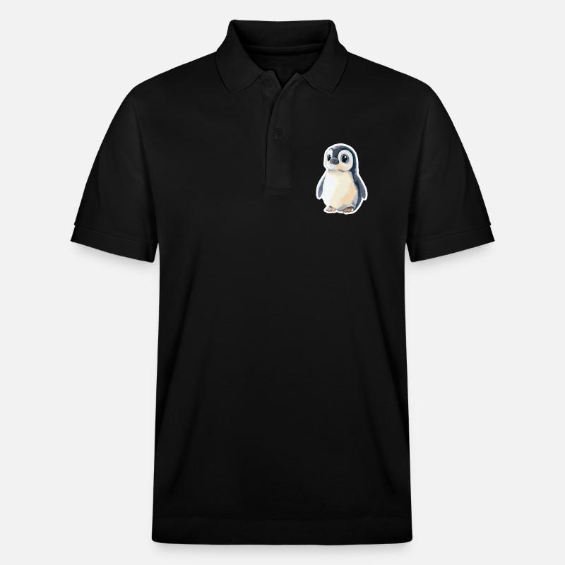 Pinguin - Stanley/Stella Unisex Bio-Poloshirt PREPSTER - Schwarz