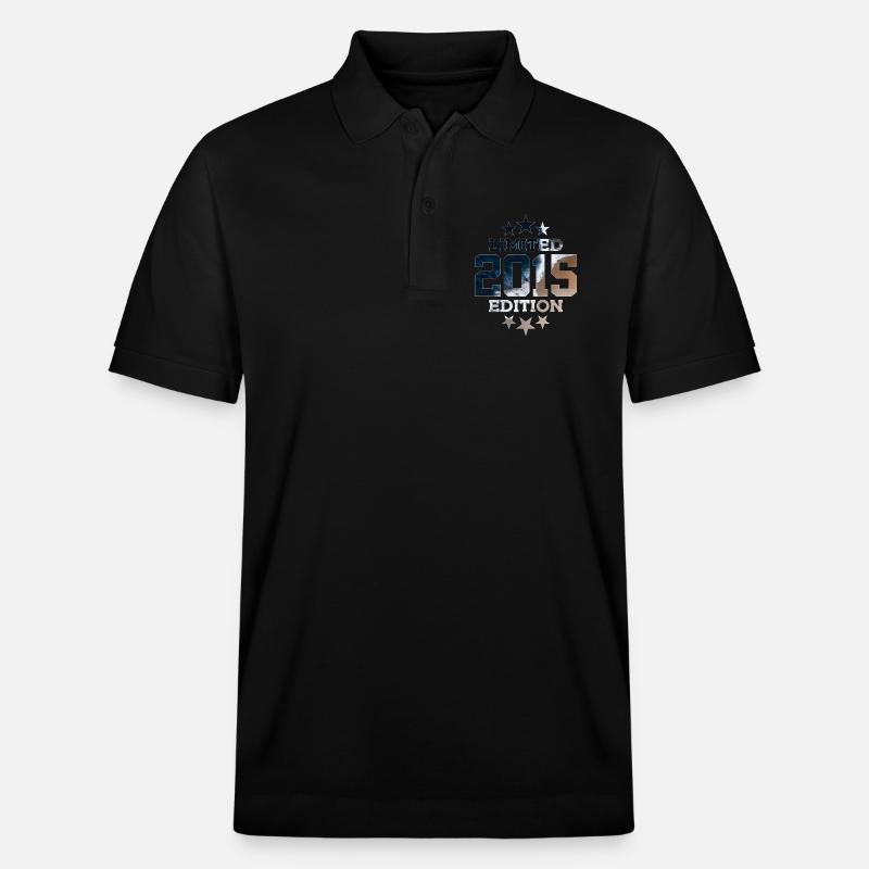 ÉDITION LIMITÉE 2015 11E ANNIVERSAIRE - Polo PREPSTER bio Stanley/Stella Unisexe - noir