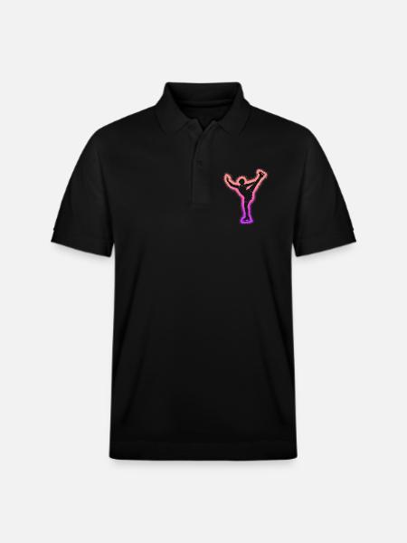 Eiskunstläuferin Eislaufen Mädchen Eiskunstlauf - Stanley/Stella Unisex Organic Polo Shirt PREPSTER - black