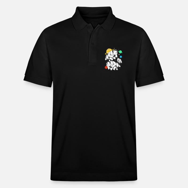 Tardigrade Tardigrade Ours d’eau tardigrade - Polo PREPSTER bio Stanley/Stella Unisexe - noir