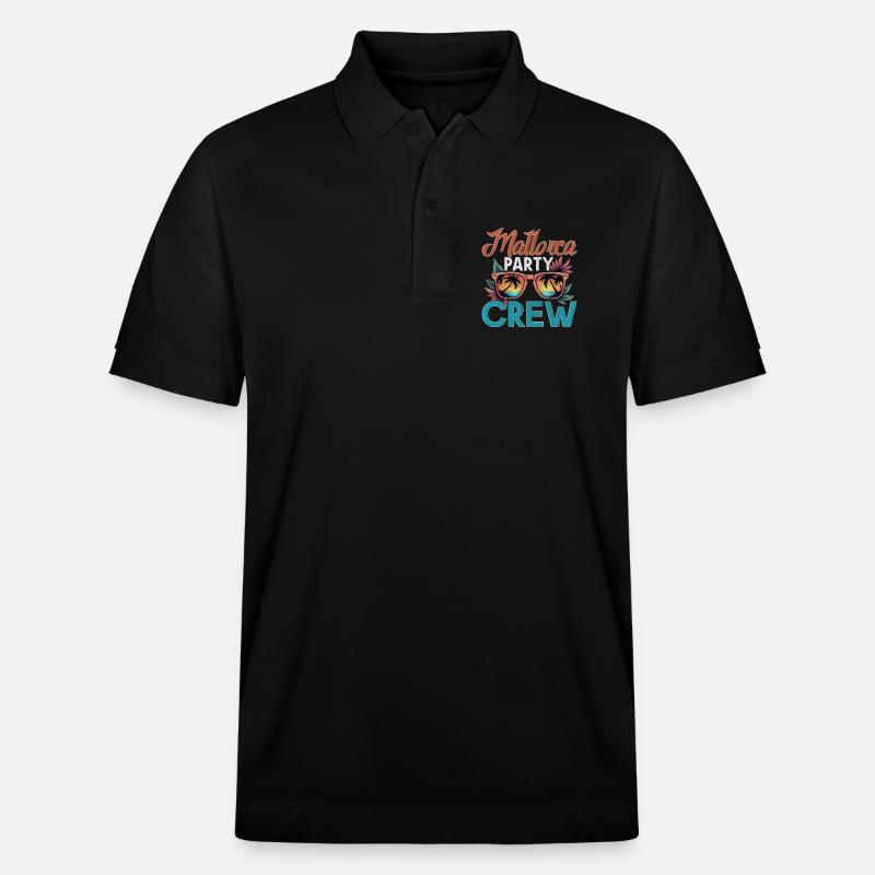 Mallorca Crew - Stanley/Stella Unisex Bio-Poloshirt PREPSTER - Schwarz