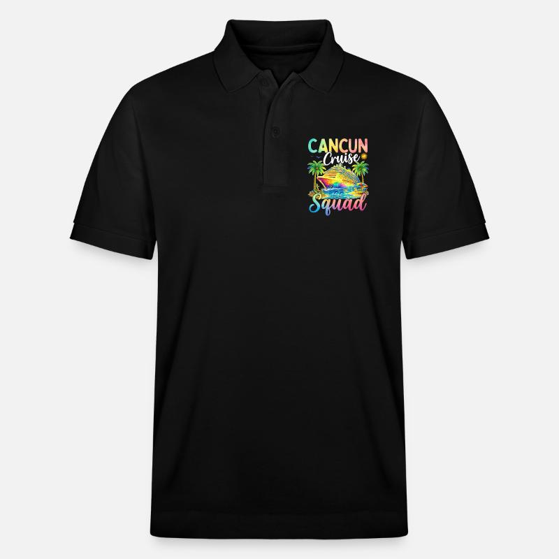 Cancun Cruise Squad - Stanley/Stella Unisex Bio-Poloshirt PREPSTER - Schwarz
