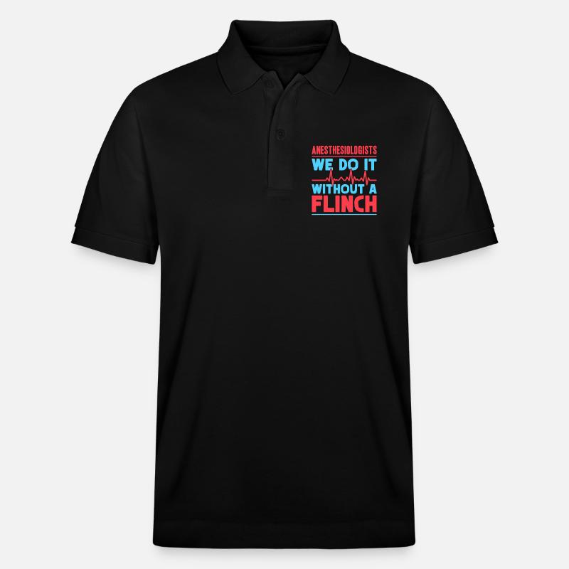 Anesthésie sans sursaut - Polo PREPSTER bio Stanley/Stella Unisexe - noir