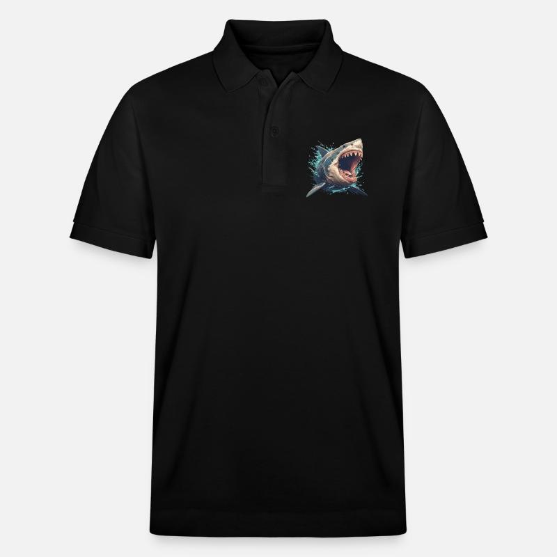 Requins Requin - Polo PREPSTER bio Stanley/Stella Unisexe - noir