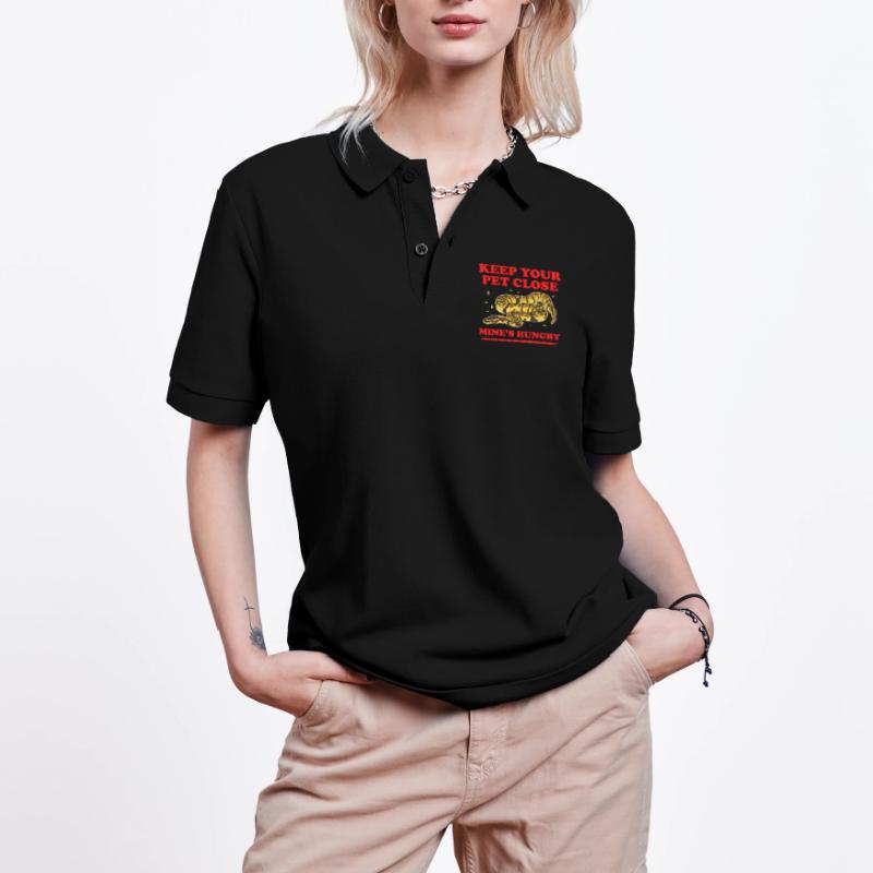Königspython Schlange Python Geschenk Stanley/Stella Unisex Bio-Poloshirt PREPSTER