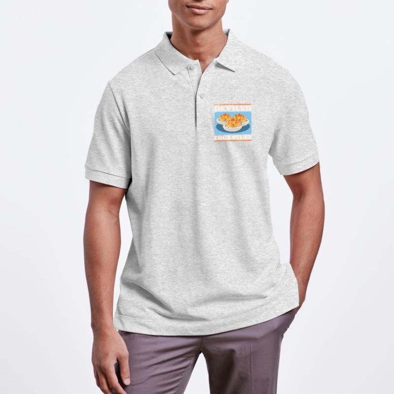 Stuffed Eggs Dressed Deviled Eggs Gift Stanley/Stella Unisex Organic Polo Shirt PREPSTER