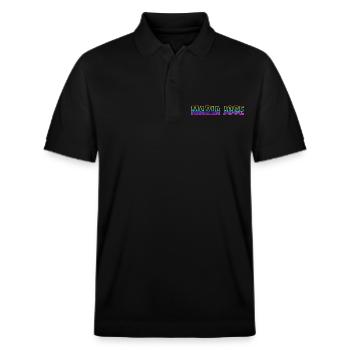 maria jose rs regenbogen - Stanley/Stella Unisex Bio-Poloshirt PREPSTER - Schwarz - Vorne - Roxy (174cm) & Andy (188cm)