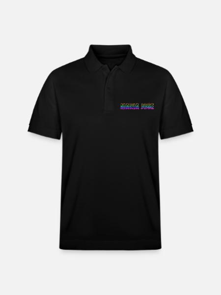 Maria Jose RS Rainbow - Stanley/Stella Unisex Organic Polo Shirt PREPSTER - black