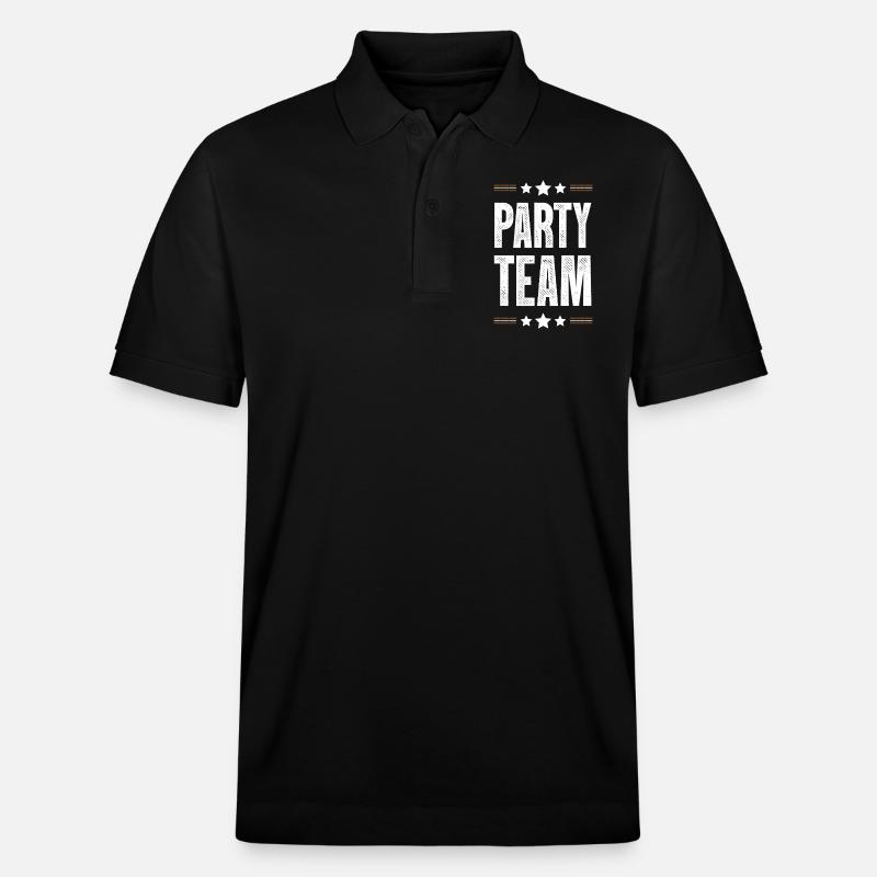 Équipe du parti - Polo PREPSTER bio Stanley/Stella Unisexe - noir