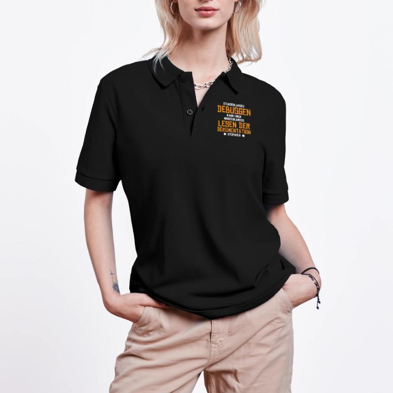 Stundenlanges Debuggen Softwareingenieur Coder Stanley/Stella Unisex Bio-Poloshirt PREPSTER