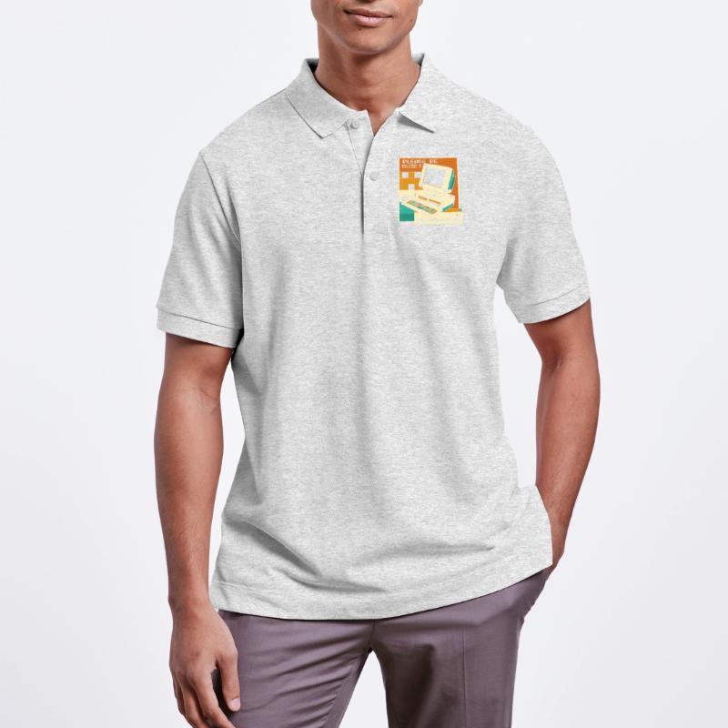 Please Be Quiet Software Engineer Developer Stanley/Stella Unisex Organic Polo Shirt PREPSTER