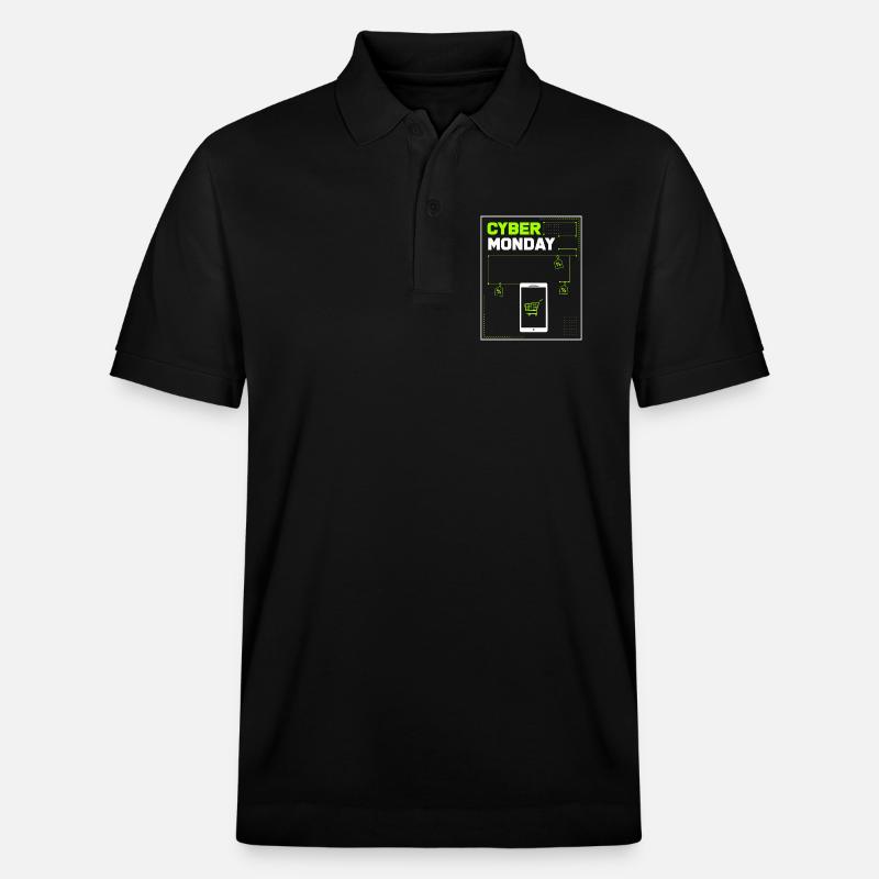 Kaufrausch Cyber Monday - Stanley/Stella Unisex Bio-Poloshirt PREPSTER - Schwarz