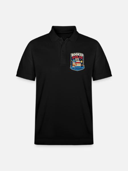 Booked Solid – No available dates - Stanley/Stella Unisex Organic Polo Shirt PREPSTER - black