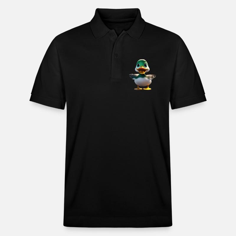 Süsses Entlein - Stanley/Stella Unisex Bio-Poloshirt PREPSTER - Schwarz