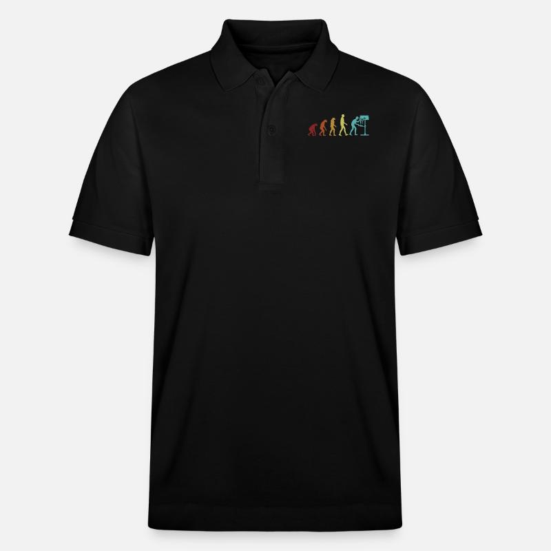 Carpenter Evolution Schreiner Holzmechaniker - Stanley/Stella Unisex Bio-Poloshirt PREPSTER - Schwarz