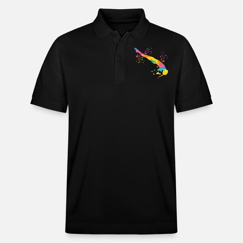 Plongée Plongée synchronisée - Polo PREPSTER bio Stanley/Stella Unisexe - noir