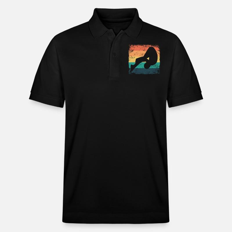 Synchronisierter Wassertaucher High Diver - Stanley/Stella Unisex Bio-Poloshirt PREPSTER - Schwarz