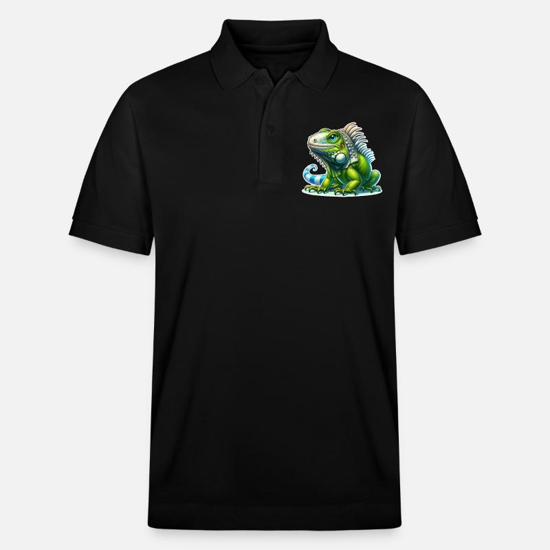 Iguane - Polo PREPSTER bio Stanley/Stella Unisexe - noir