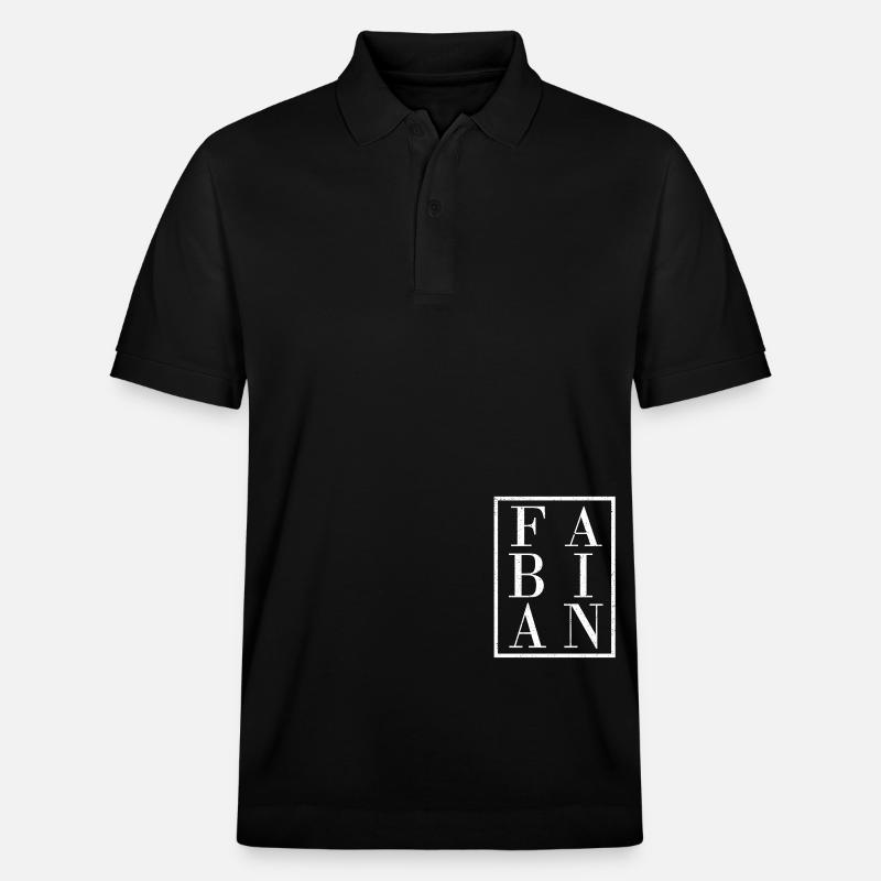 Fabian - Stanley/Stella Unisex Bio-Poloshirt PREPSTER - Schwarz