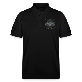 Renaissance 2.0 Key - Stanley/Stella Unisex Bio-Poloshirt PREPSTER - Schwarz - Vorne - Roxy (174cm) & Andy (188cm)