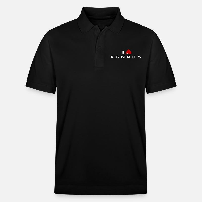 Ich hasse Sandra - Stanley/Stella Unisex Bio-Poloshirt PREPSTER - Schwarz