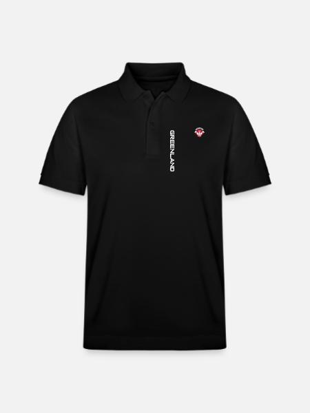 GREENLAND DENMARK | SINCE 1814 - Stanley/Stella Unisex Organic Polo Shirt PREPSTER - black