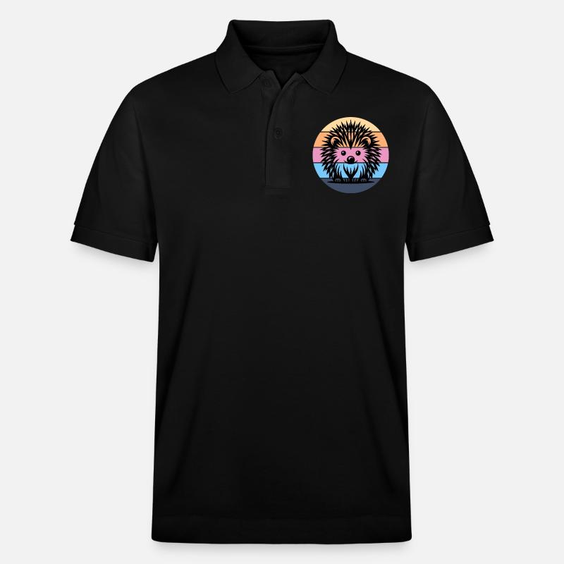 Igel - Stanley/Stella Unisex Bio-Poloshirt PREPSTER - Schwarz