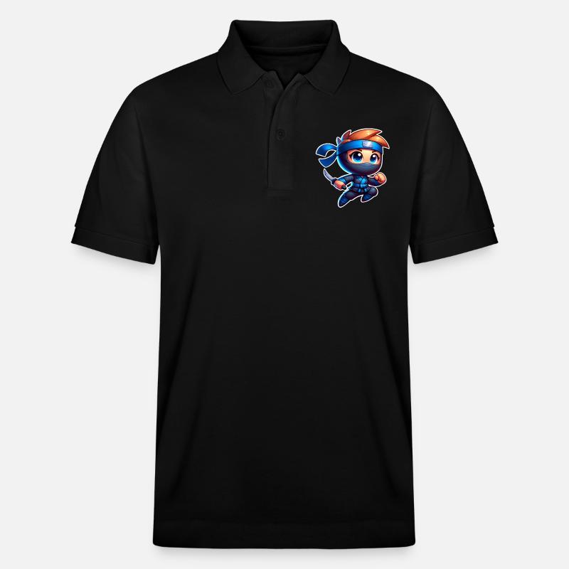 Ninja - Stanley/Stella Unisex Bio-Poloshirt PREPSTER - Schwarz
