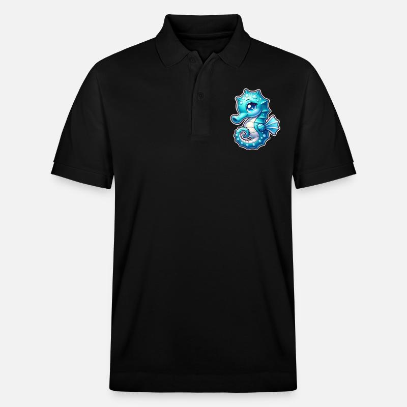 Hippocampe Hippocampe - Polo PREPSTER bio Stanley/Stella Unisexe - noir