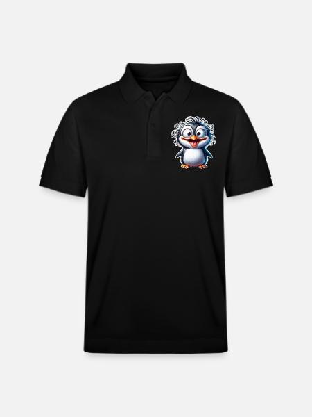 Penguin - Stanley/Stella Unisex Organic Polo Shirt PREPSTER - black