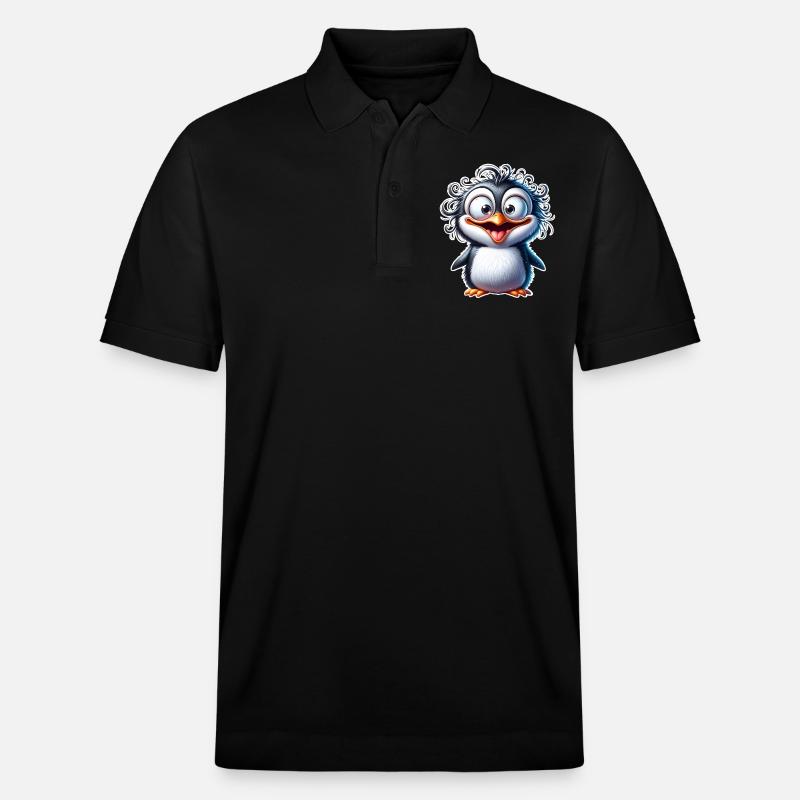 Pinguin - Stanley/Stella Unisex Bio-Poloshirt PREPSTER - Schwarz