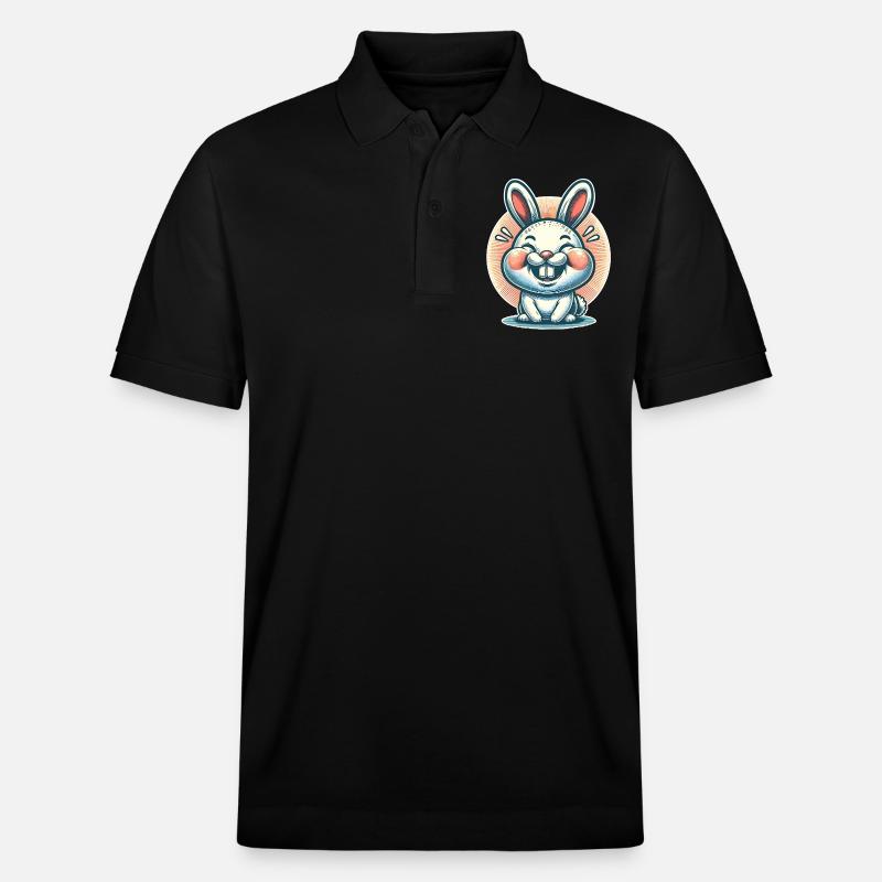 Lapin Lapin - Polo PREPSTER bio Stanley/Stella Unisexe - noir